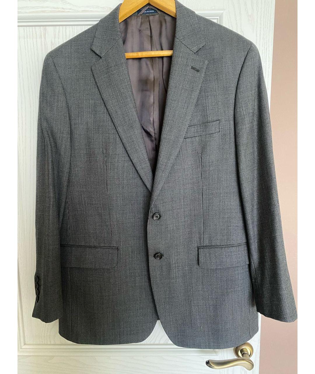 POLO RALPH LAUREN Серый шерстяной пиджак, фото 6