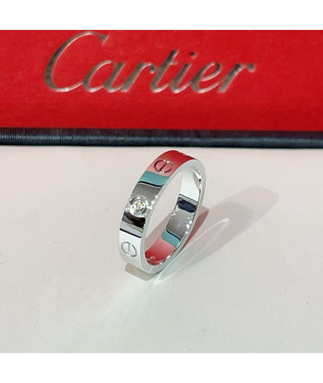 CARTIER Серебряное кольцо из белого золота, фото 3