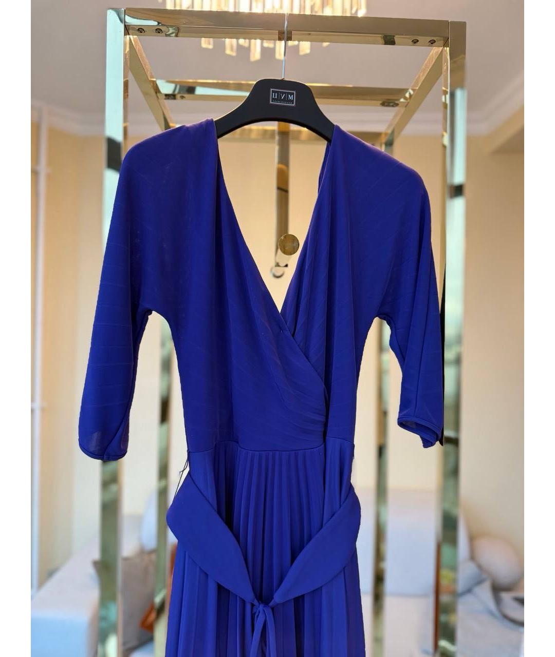 BCBG MAXAZRIA Синее платье, фото 7