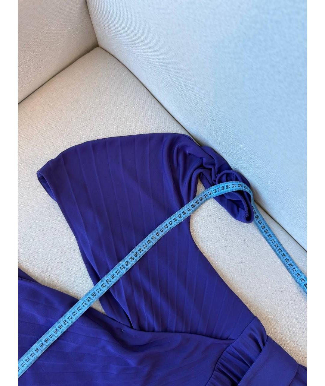 BCBG MAXAZRIA Синее платье, фото 5