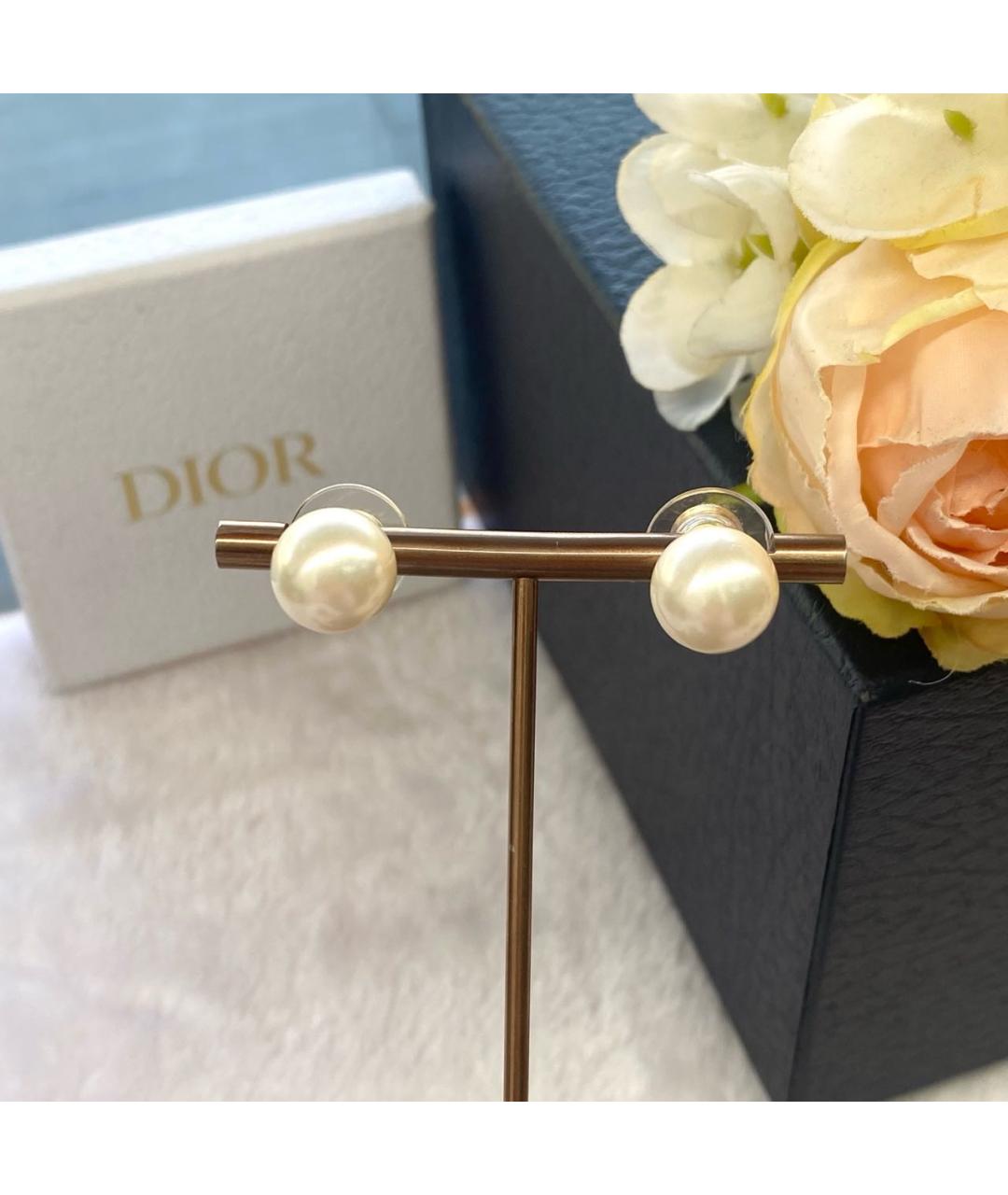 CHRISTIAN DIOR Золотые серьги, фото 5