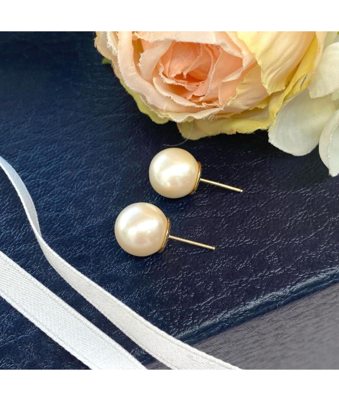 CHRISTIAN DIOR Золотые серьги, фото 3