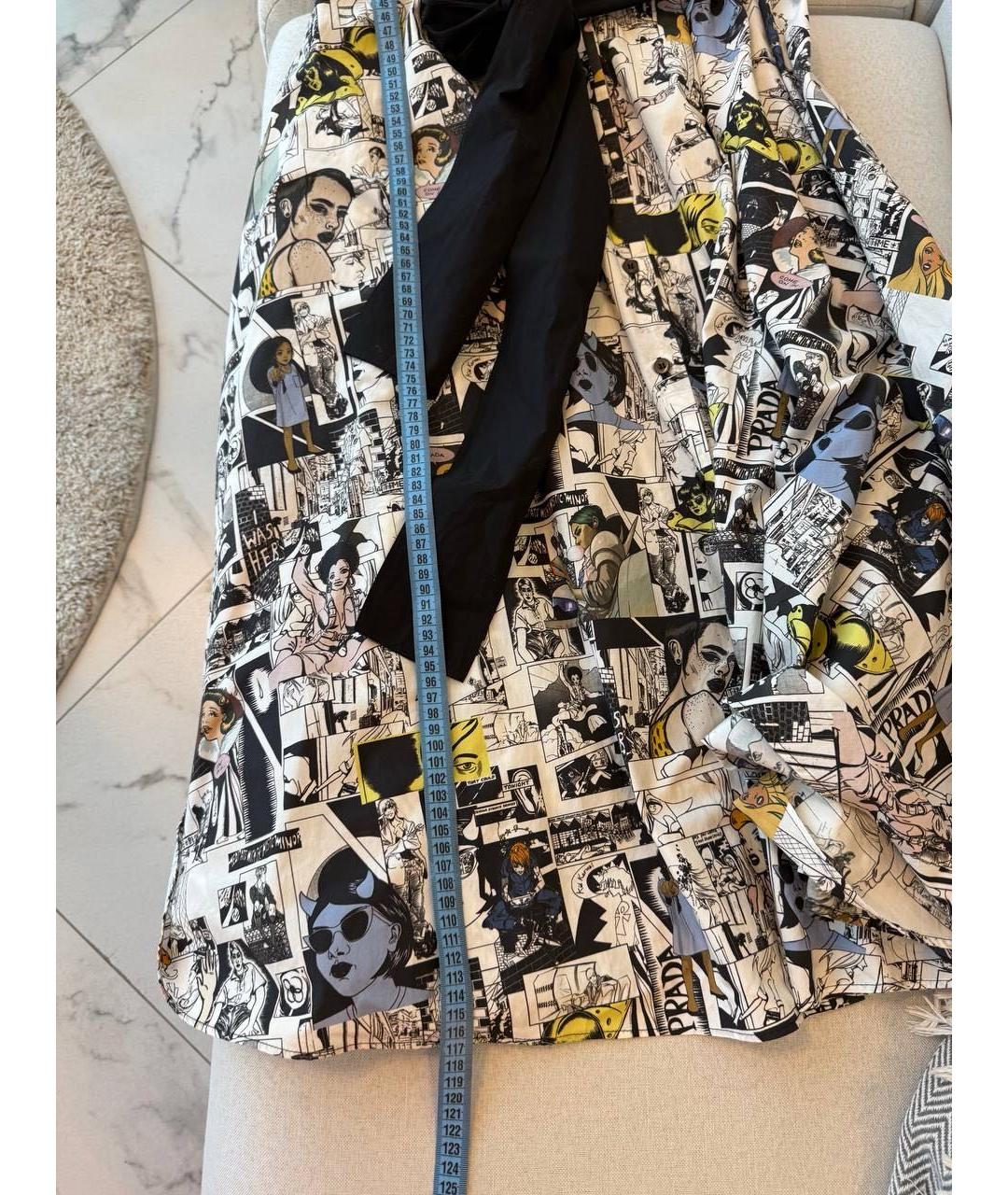 PRADA Мульти деним коктейльное платье, фото 5