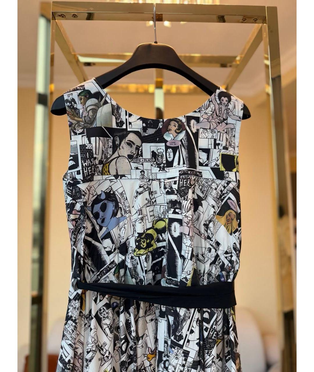 PRADA Мульти деним коктейльное платье, фото 8