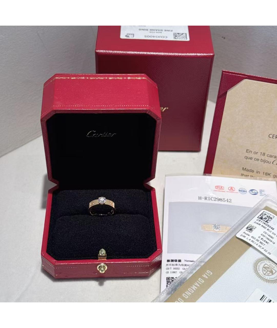 CARTIER Золотое кольцо из розового золота, фото 3