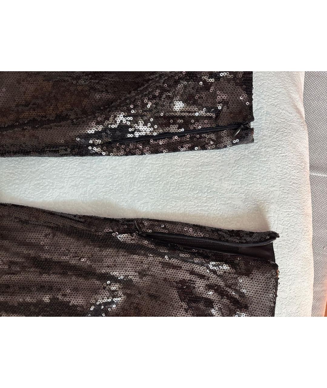 JUST CAVALLI Черные вискозные брюки узкие, фото 7