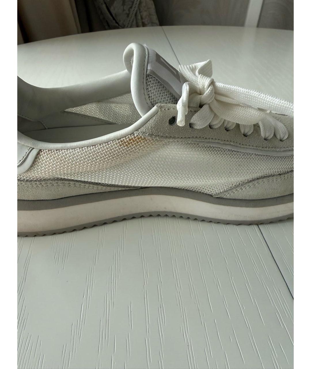 DOLCE&GABBANA Серые текстильные кроссовки, фото 6