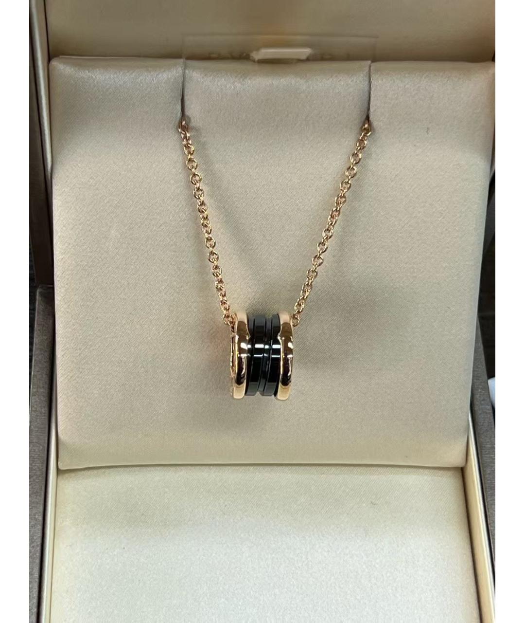 BVLGARI Золотое колье из розового золота, фото 3