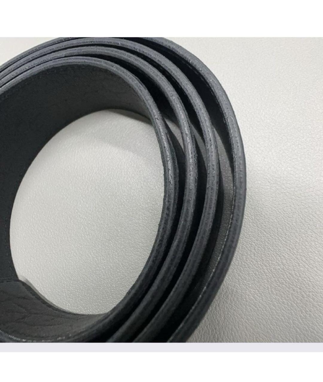 SAINT LAURENT Черный кожаный ремень, фото 7