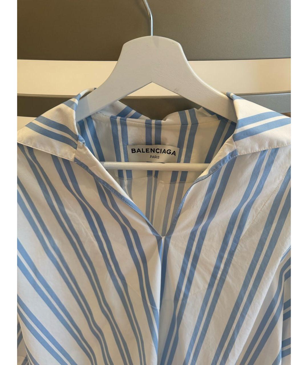 BALENCIAGA Белая хлопковая рубашка, фото 3