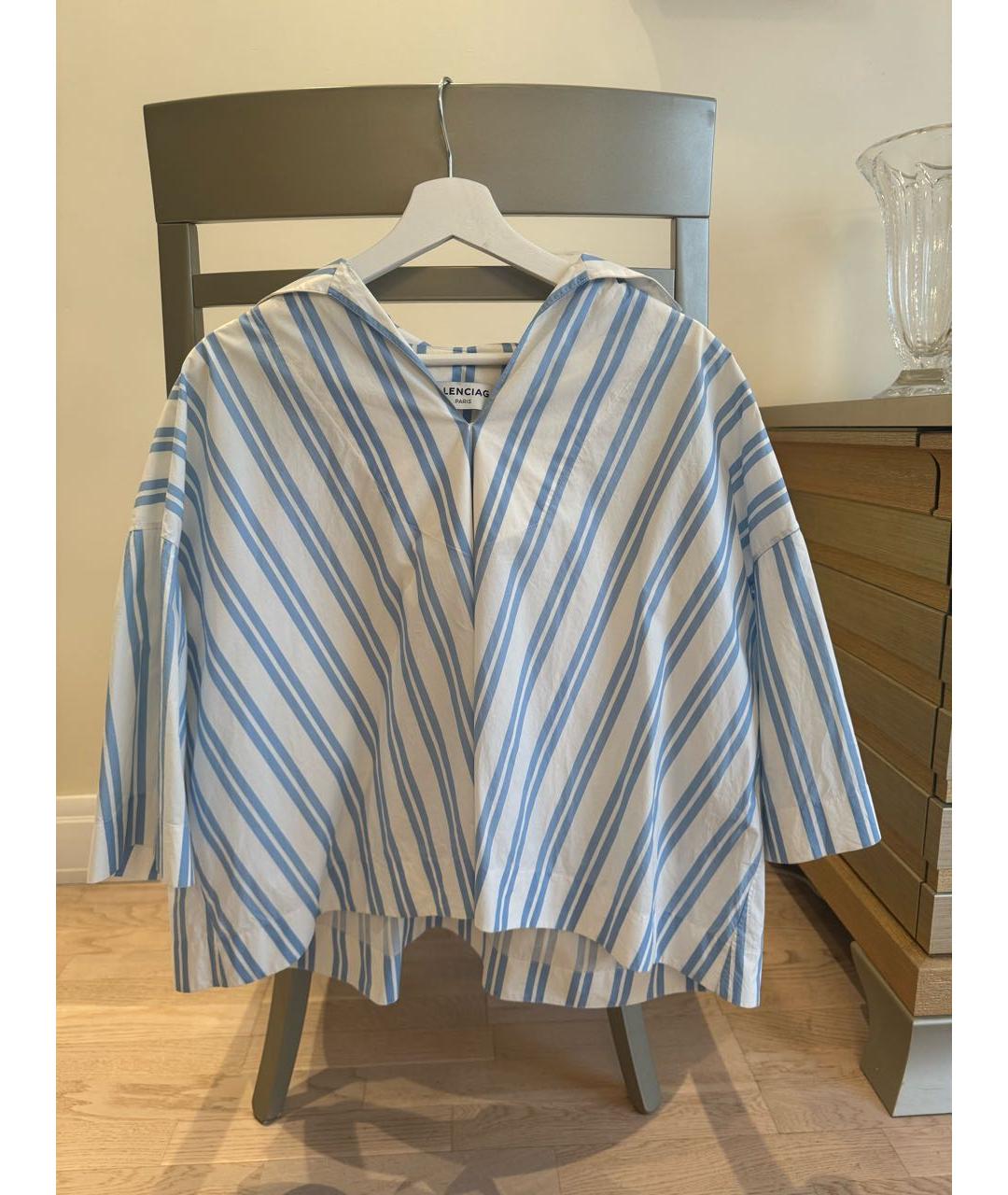 BALENCIAGA Белая хлопковая рубашка, фото 7