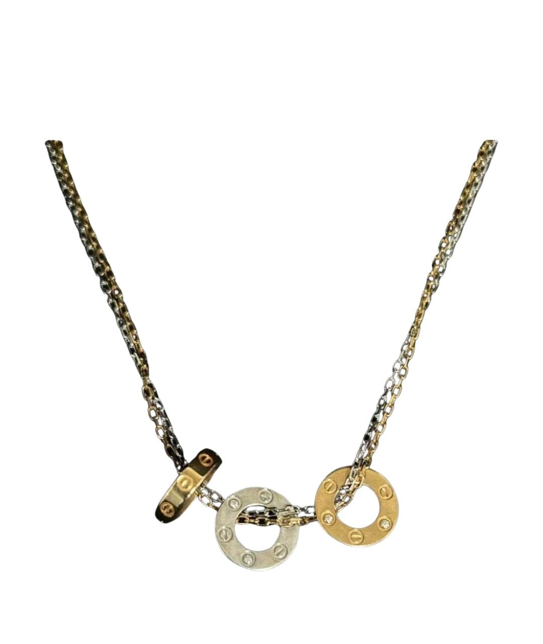 CARTIER Мульти колье из желтого золота, фото 1