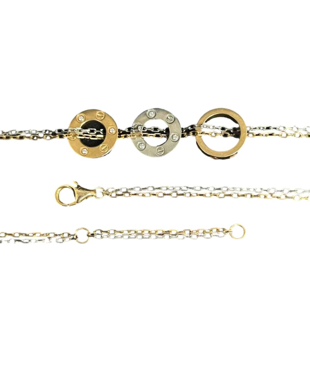 CARTIER Мульти колье из желтого золота, фото 2