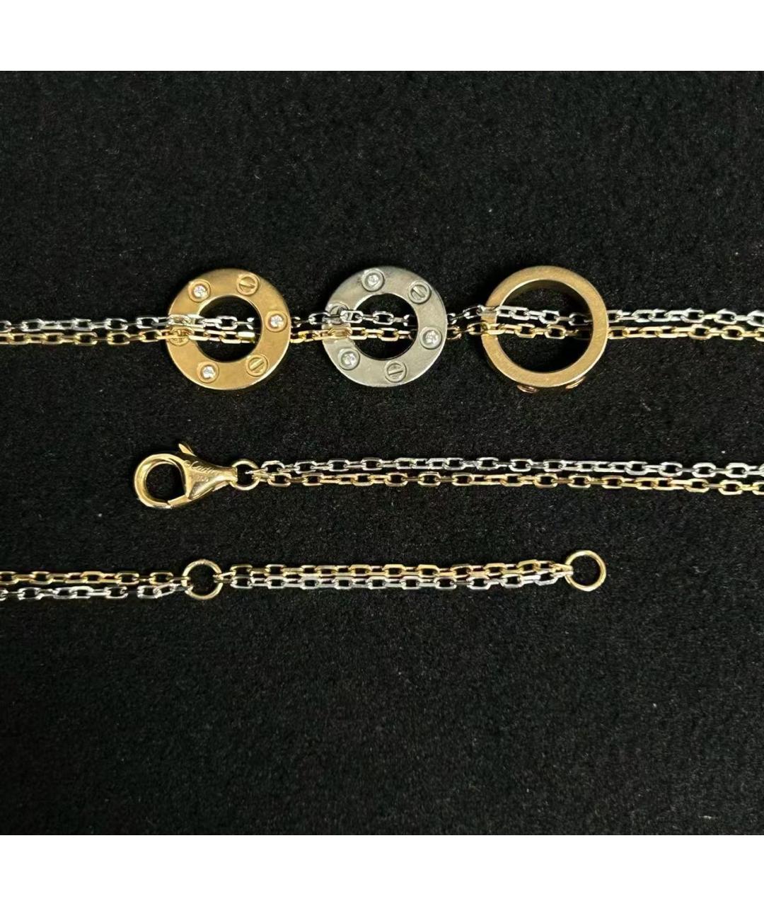 CARTIER Мульти колье из желтого золота, фото 4