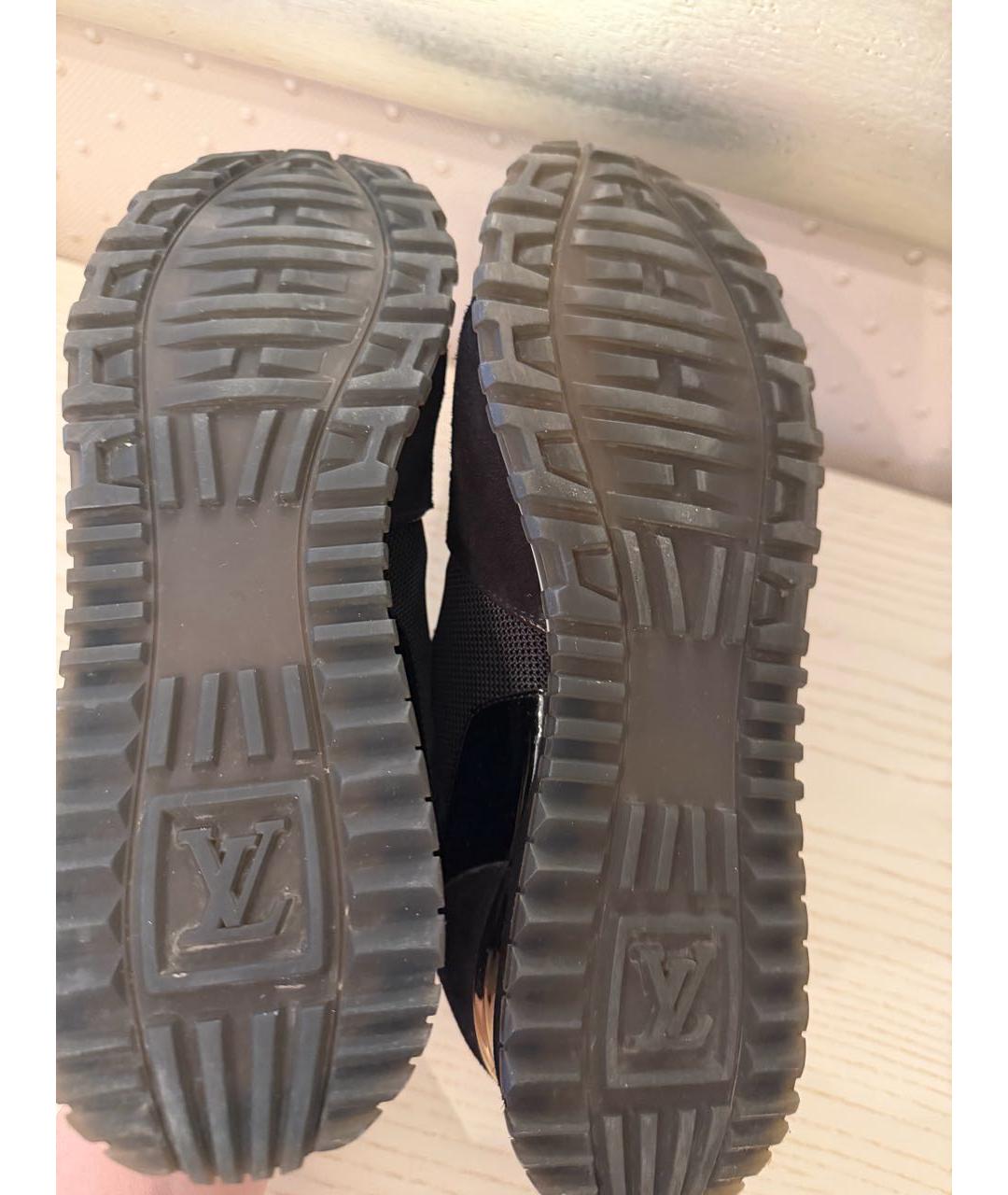 LOUIS VUITTON Коричневые текстильные кроссовки, фото 5