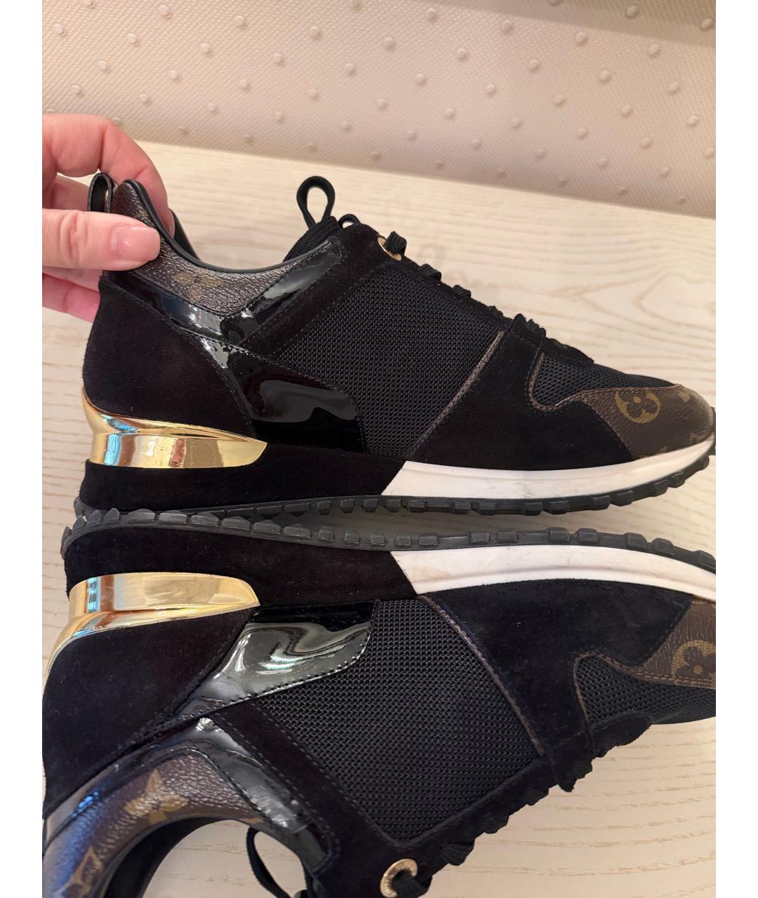 LOUIS VUITTON Коричневые текстильные кроссовки, фото 7