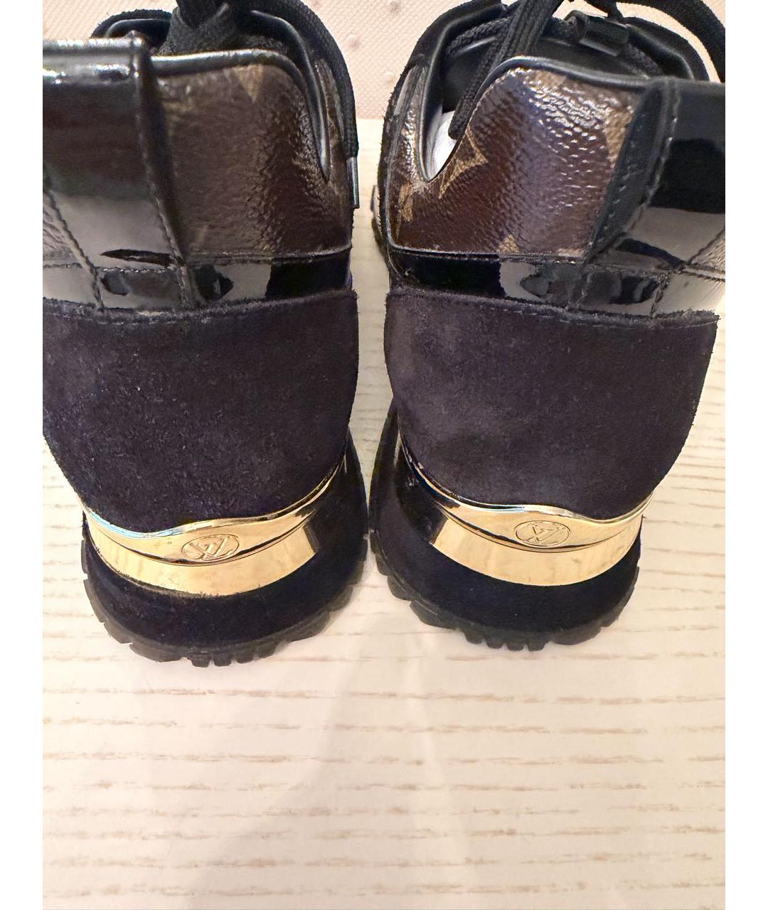 LOUIS VUITTON Коричневые текстильные кроссовки, фото 3