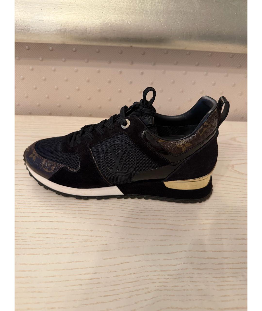LOUIS VUITTON Коричневые текстильные кроссовки, фото 9