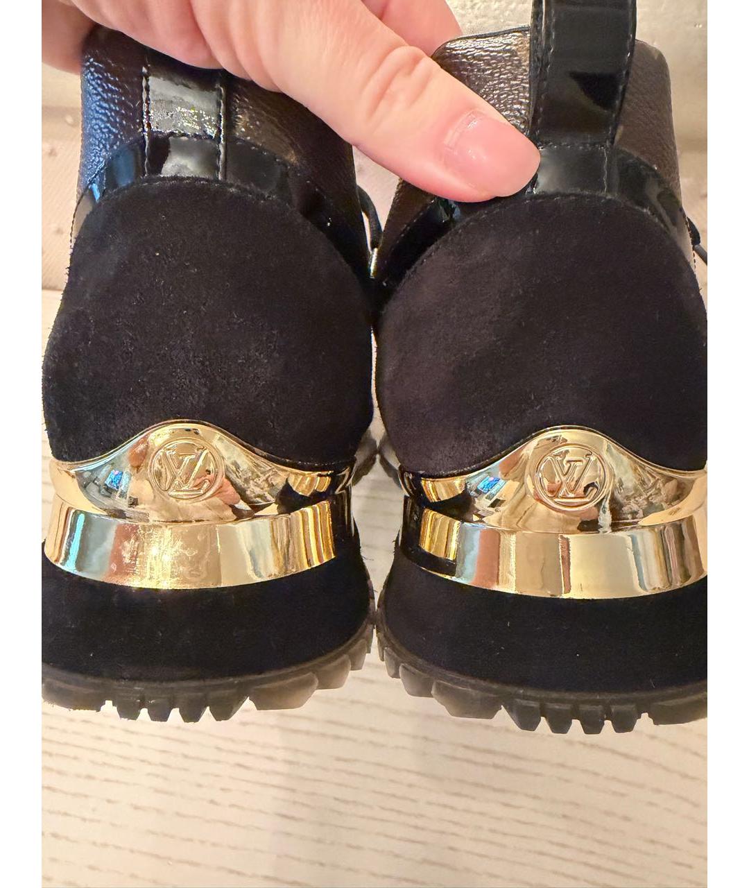 LOUIS VUITTON Коричневые текстильные кроссовки, фото 4