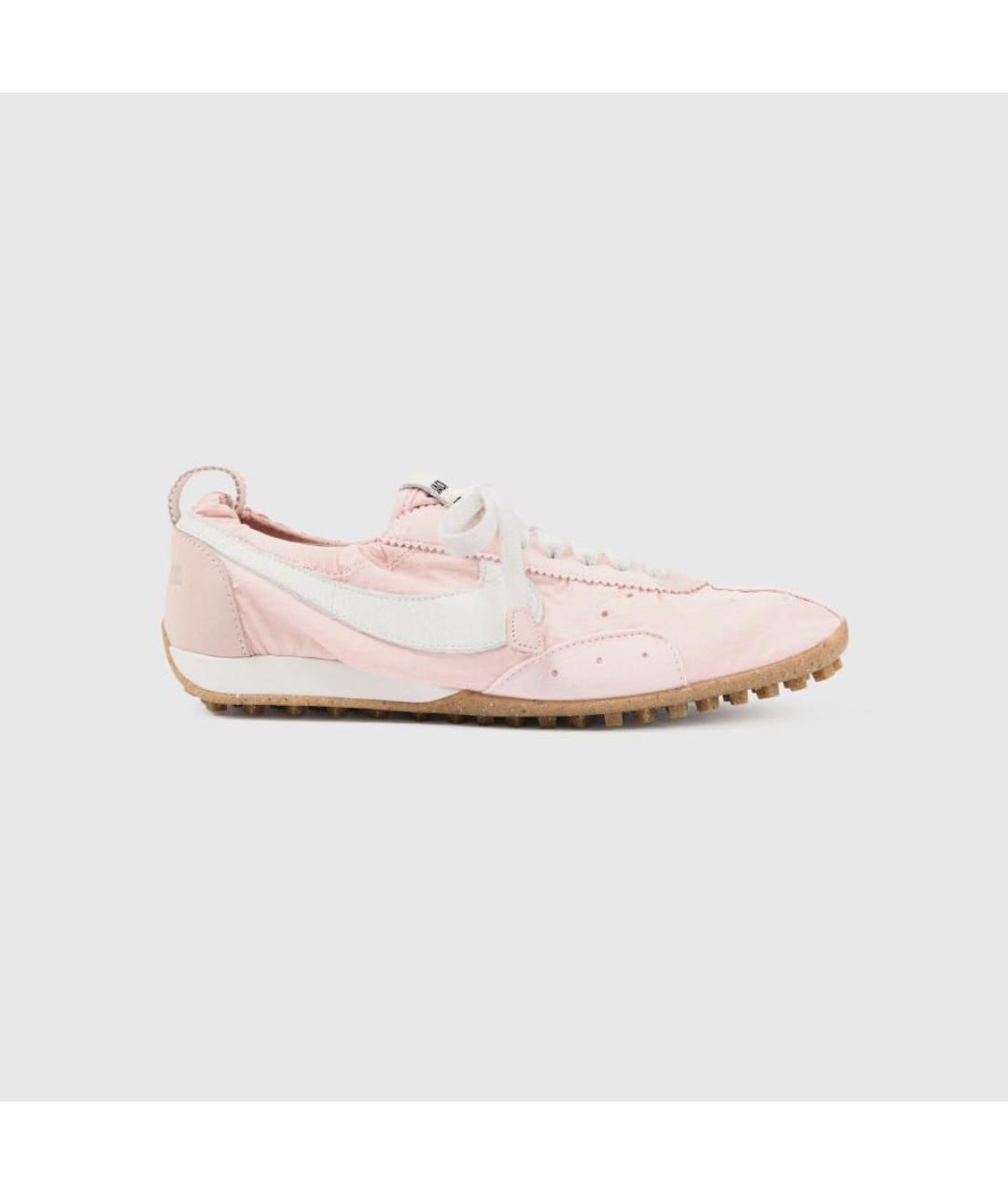 JACQUEMUS Розовые текстильные кроссовки, фото 9