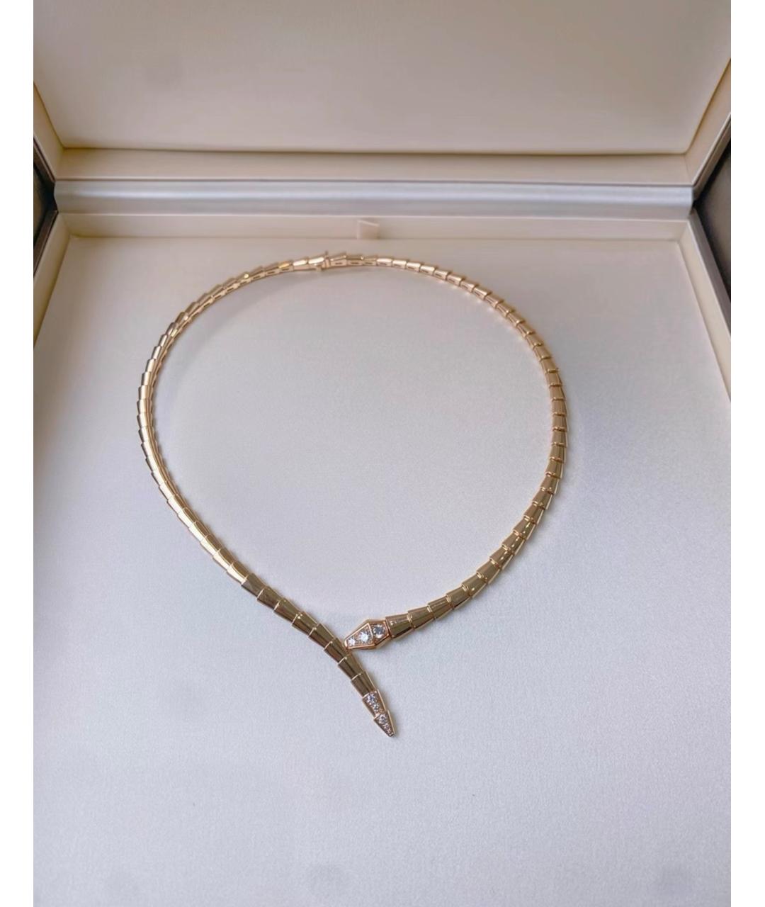 BVLGARI Золотое колье из розового золота, фото 2