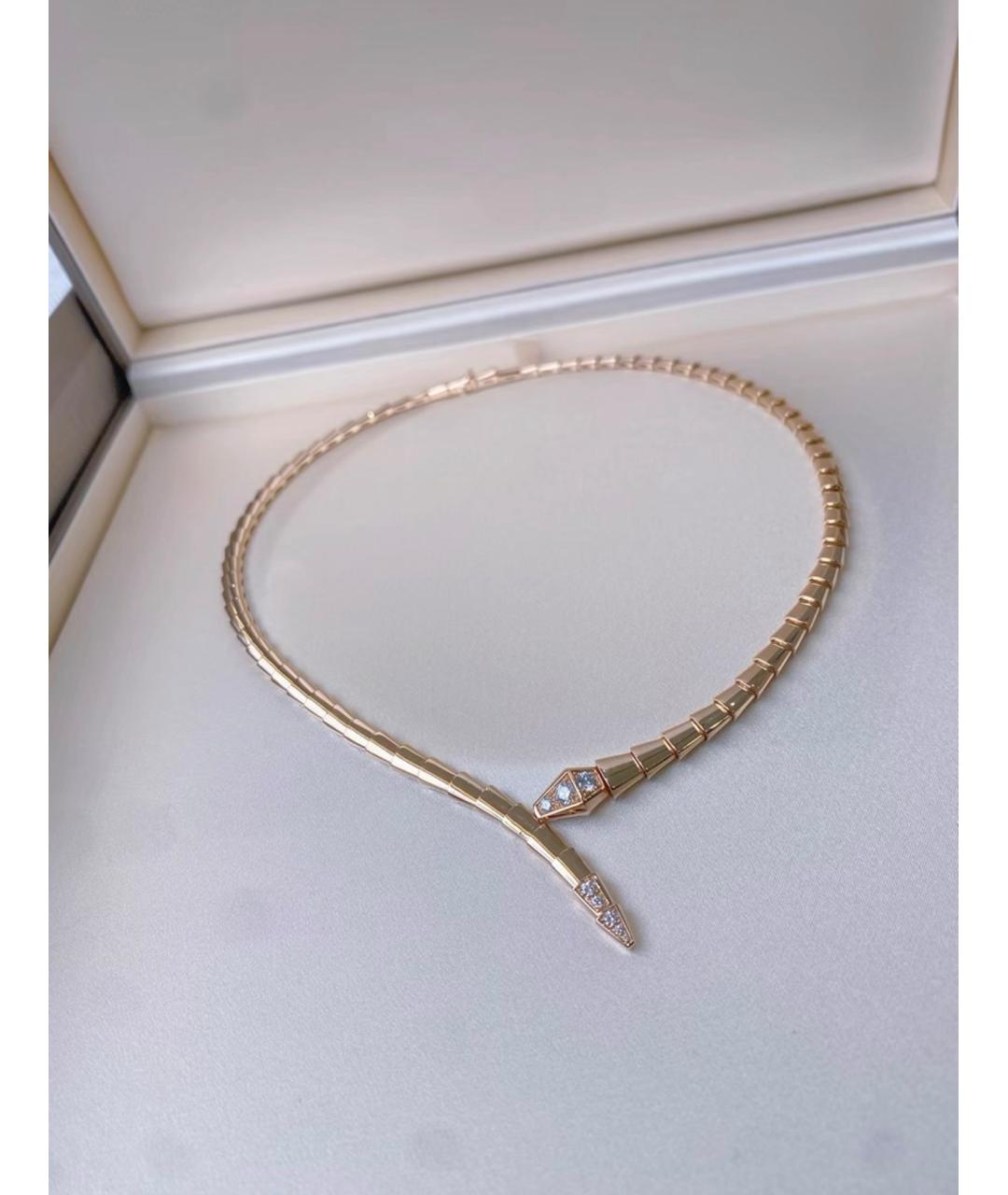 BVLGARI Золотое колье из розового золота, фото 4