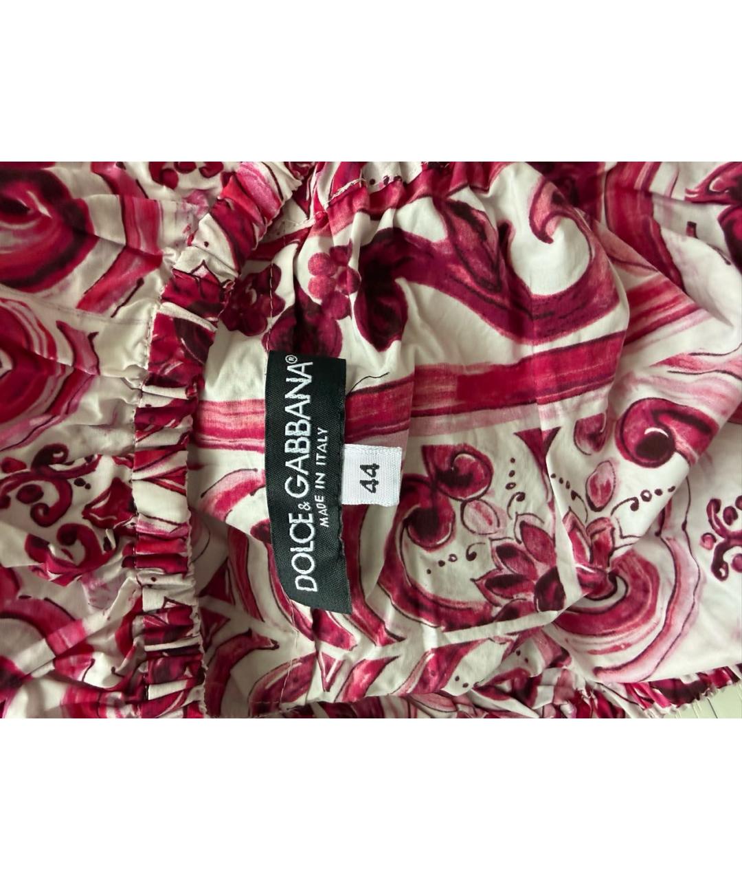 DOLCE&GABBANA Мульти хлопковая блузы, фото 3