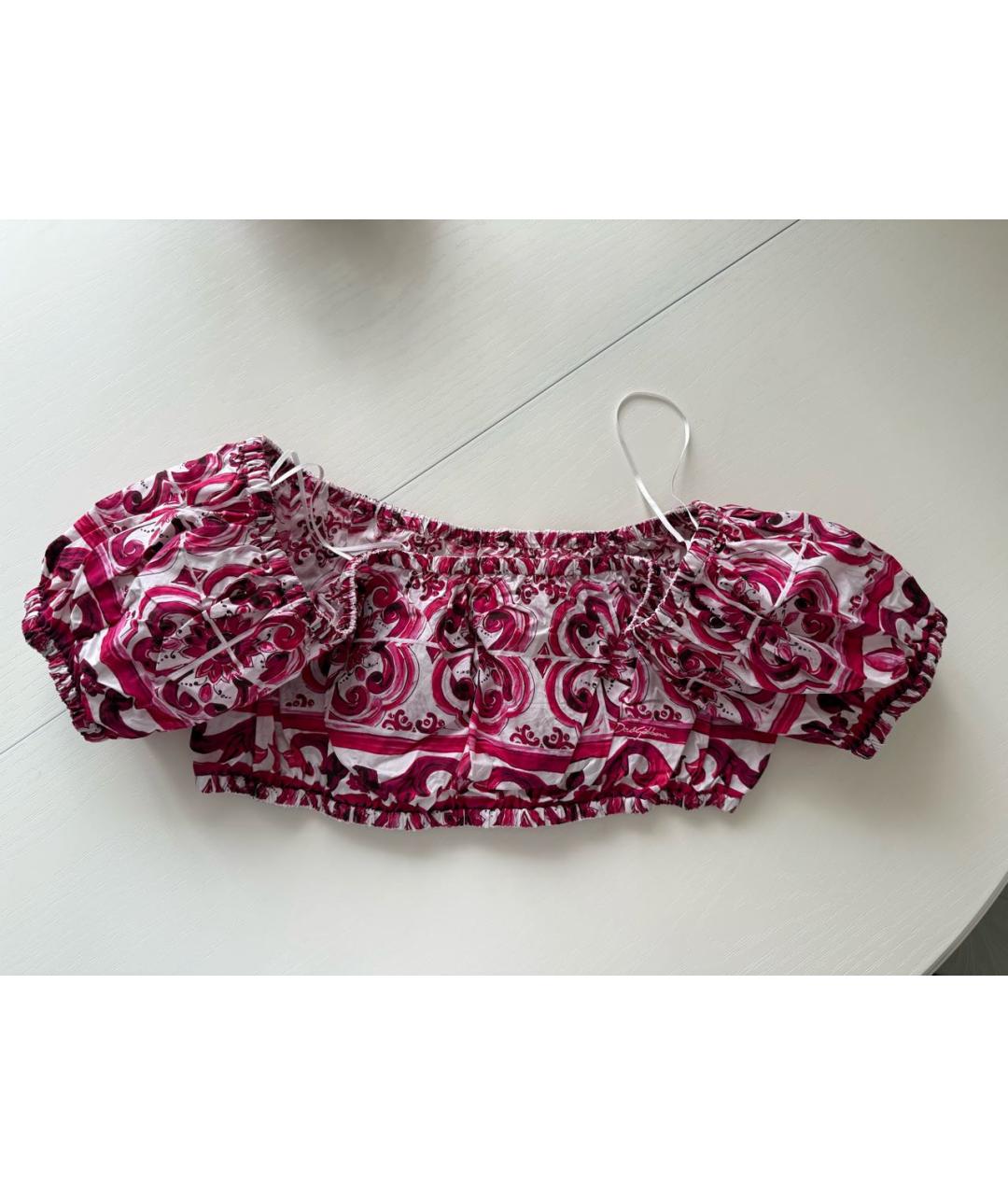 DOLCE&GABBANA Мульти хлопковая блузы, фото 2