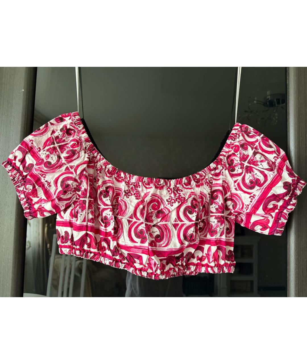 DOLCE&GABBANA Мульти хлопковая блузы, фото 5