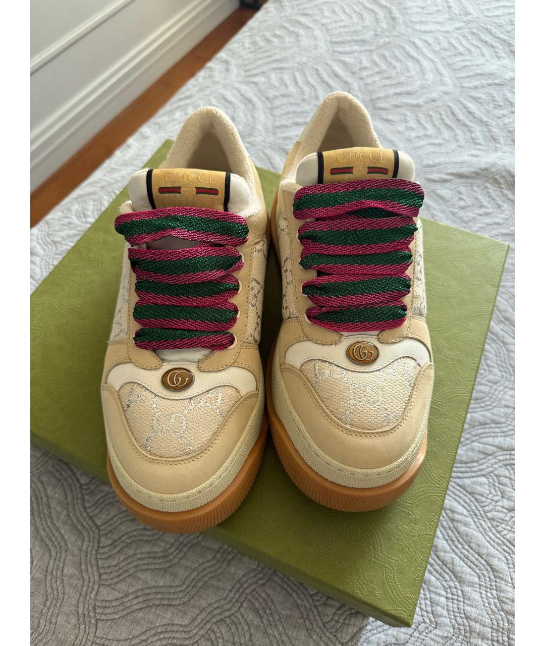 GUCCI Мульти текстильные кеды, фото 3