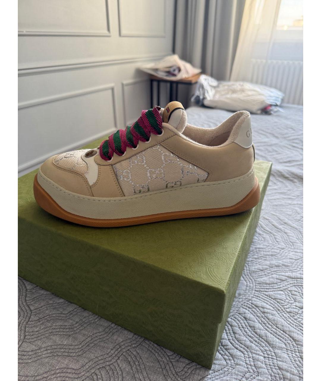 GUCCI Мульти текстильные кеды, фото 9