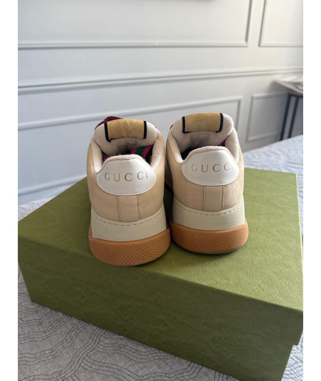 GUCCI Мульти текстильные кеды, фото 6