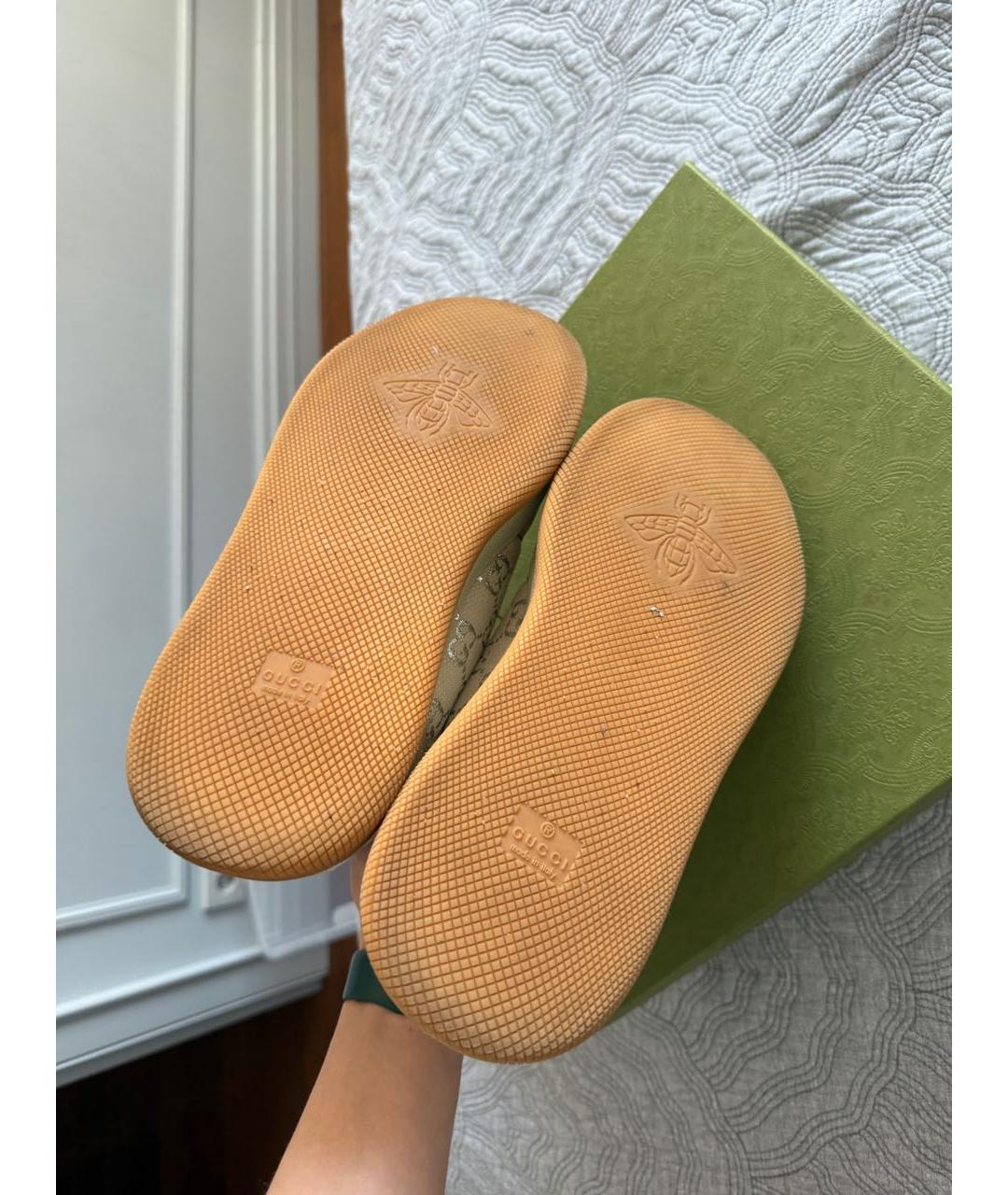 GUCCI Мульти текстильные кеды, фото 8