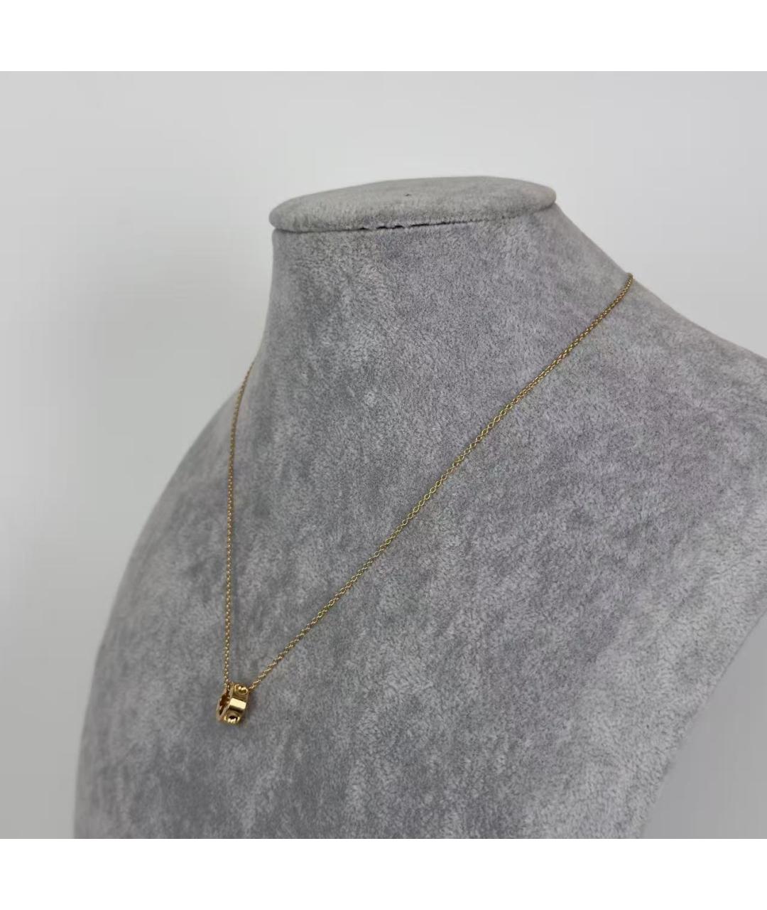 LOUIS VUITTON Золотое колье, фото 3