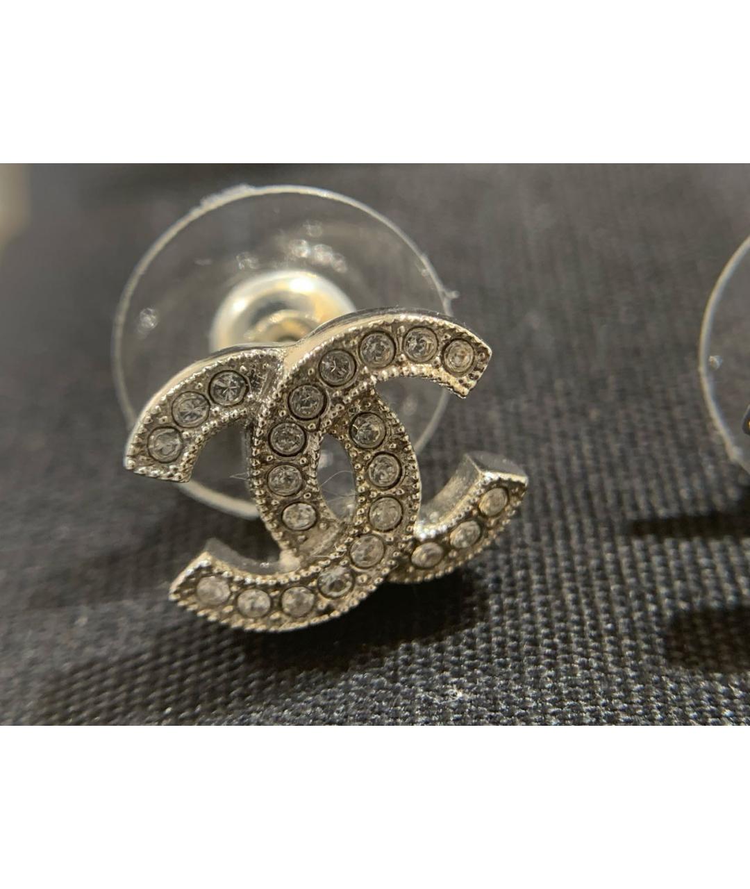 CHANEL Золотые металлические серьги, фото 5