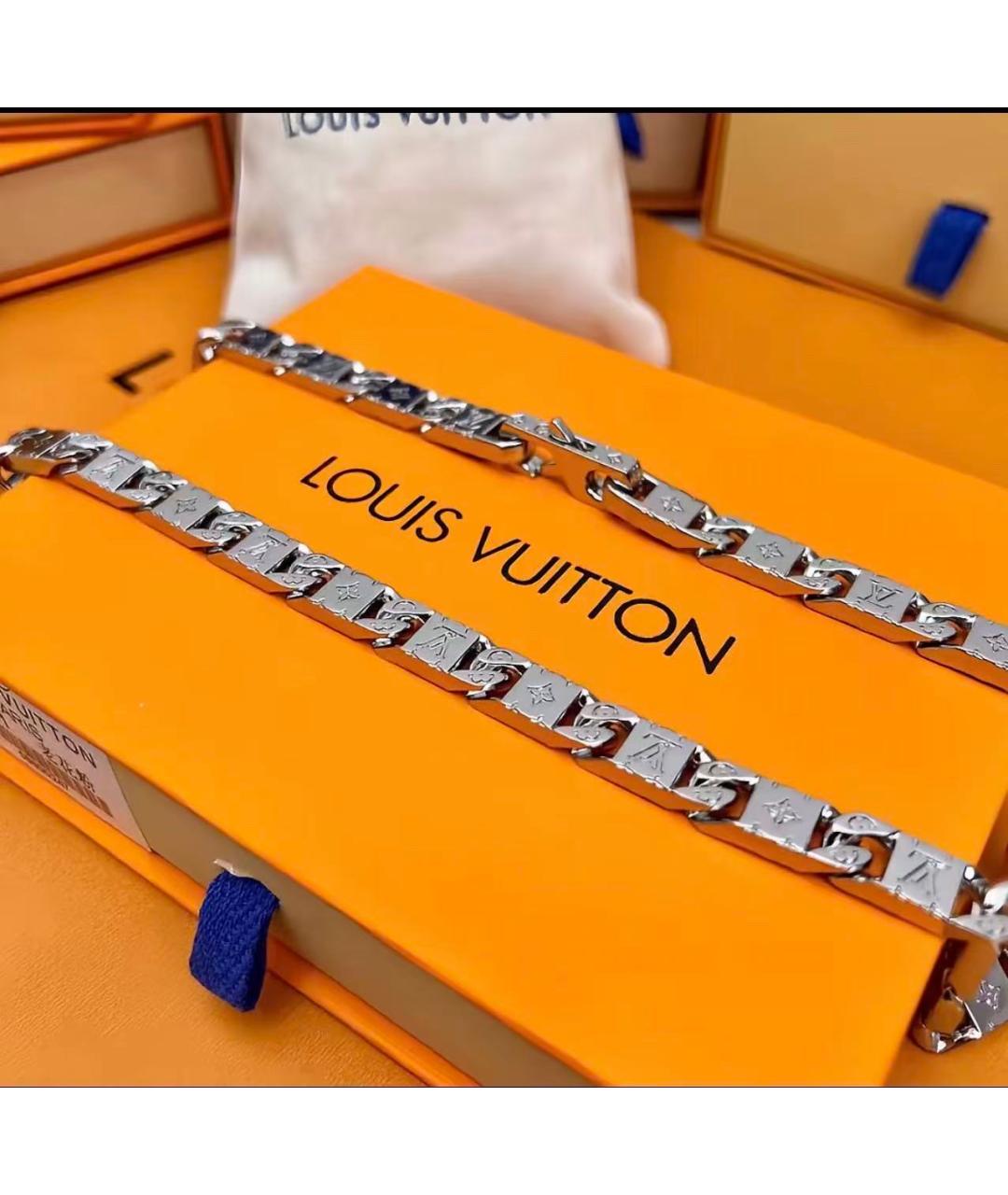 LOUIS VUITTON Серебряное колье, фото 4