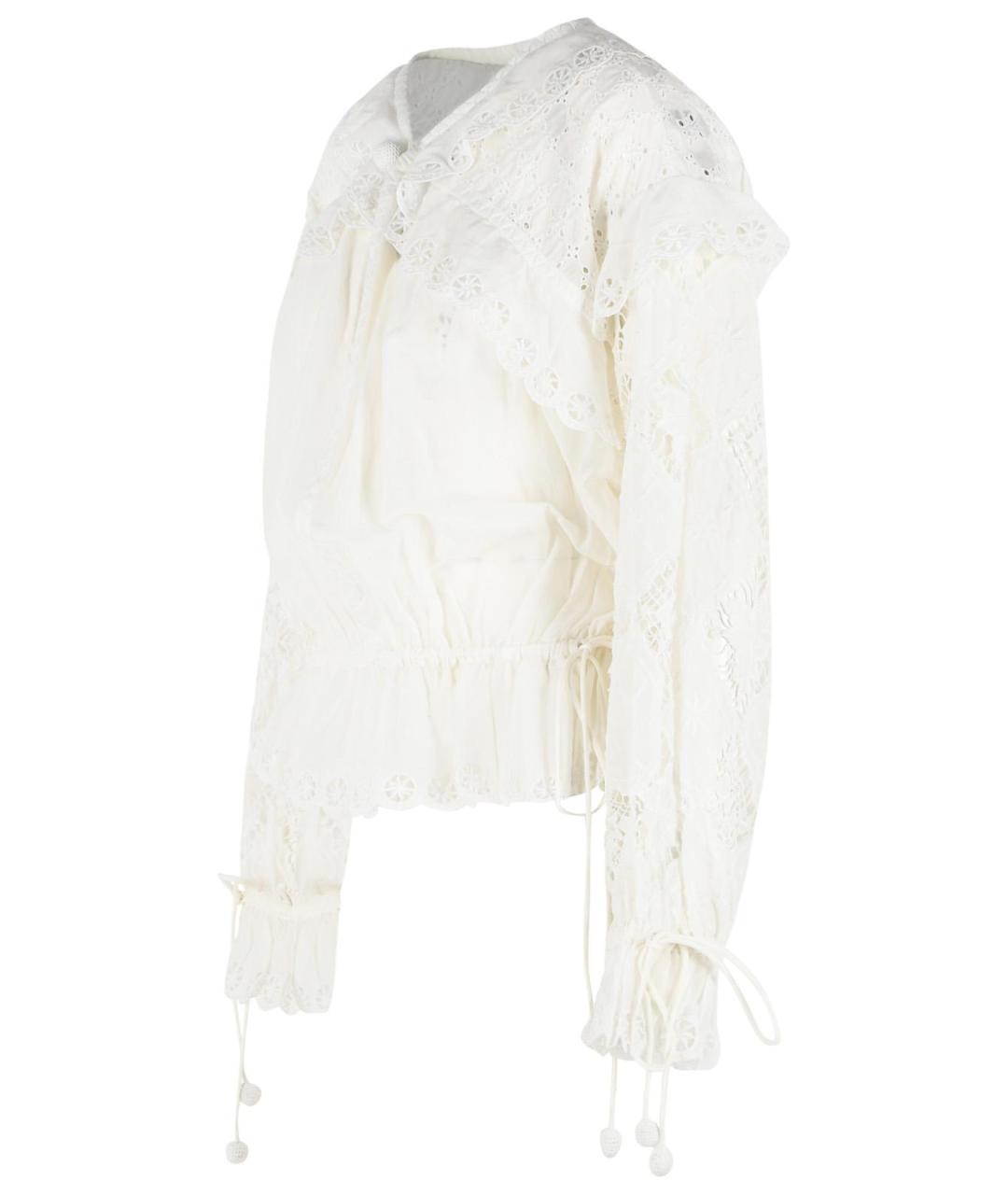 ISABEL MARANT Белая хлопковая блузы, фото 2