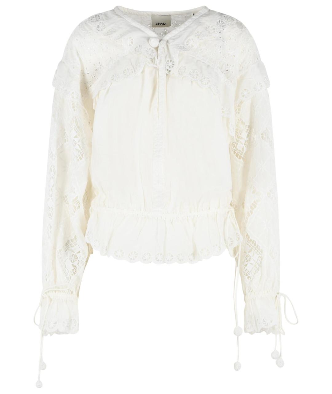 ISABEL MARANT Белая хлопковая блузы, фото 1