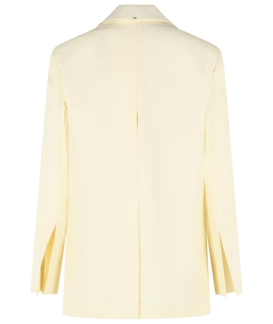 SPORTMAX Бежевый вискозный жакет/пиджак, фото 3