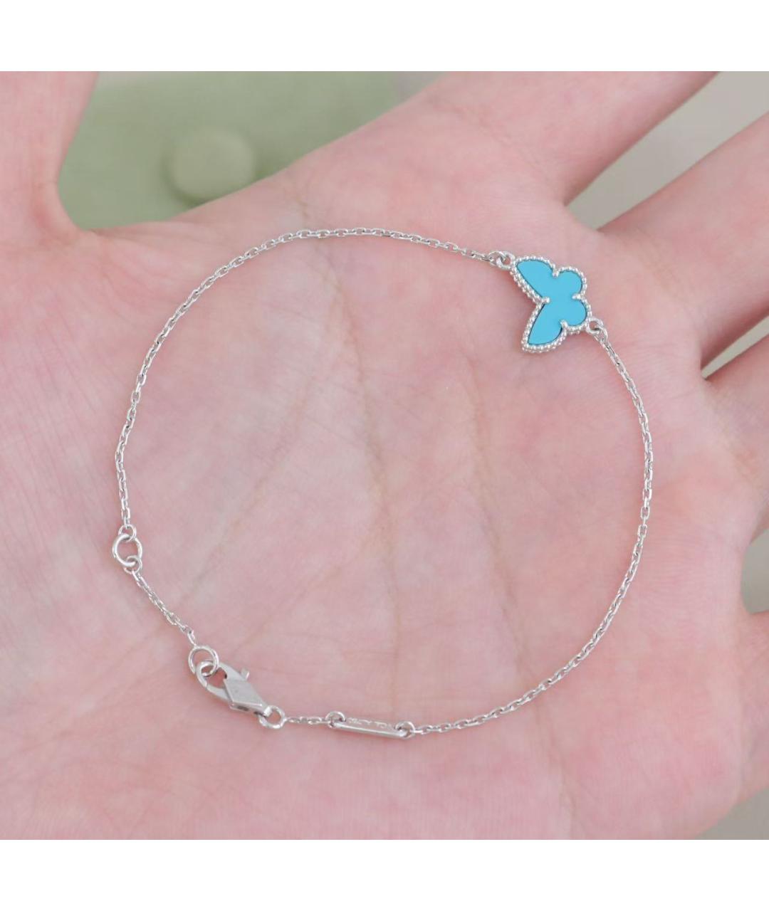 VAN CLEEF & ARPELS Серебрянный браслет из белого золота, фото 4