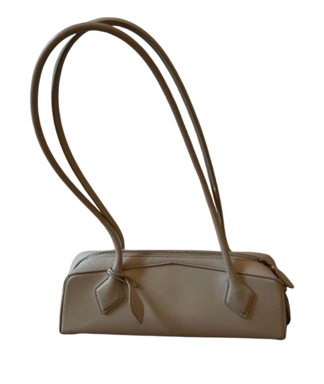 ALAIA Белая кожаная сумка через плечо, фото 1