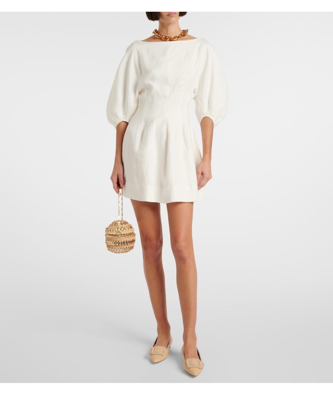 MANOLO BLAHNIK Бежевые балетки, фото 9