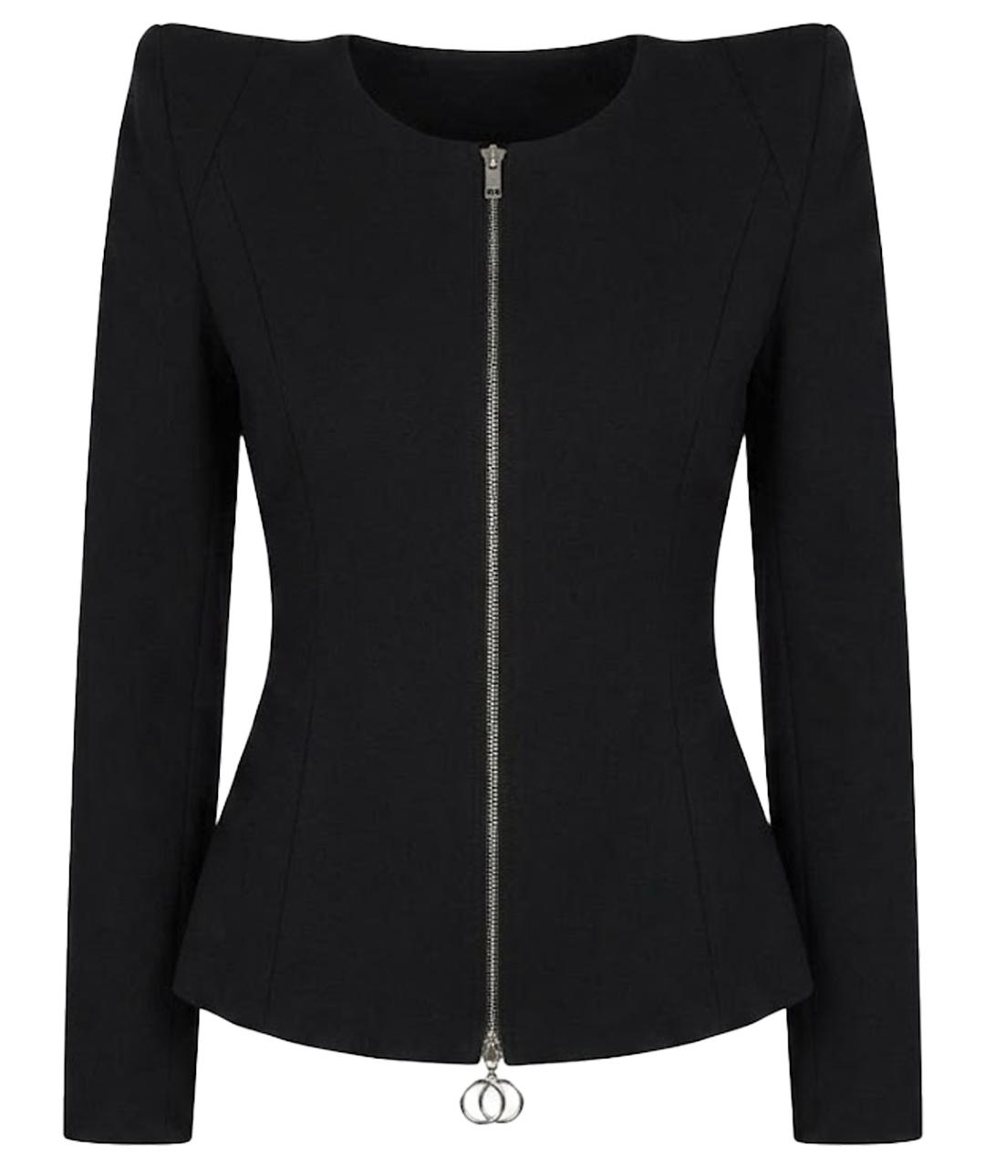 PINKO Черный полиэстеровый жакет/пиджак, фото 1