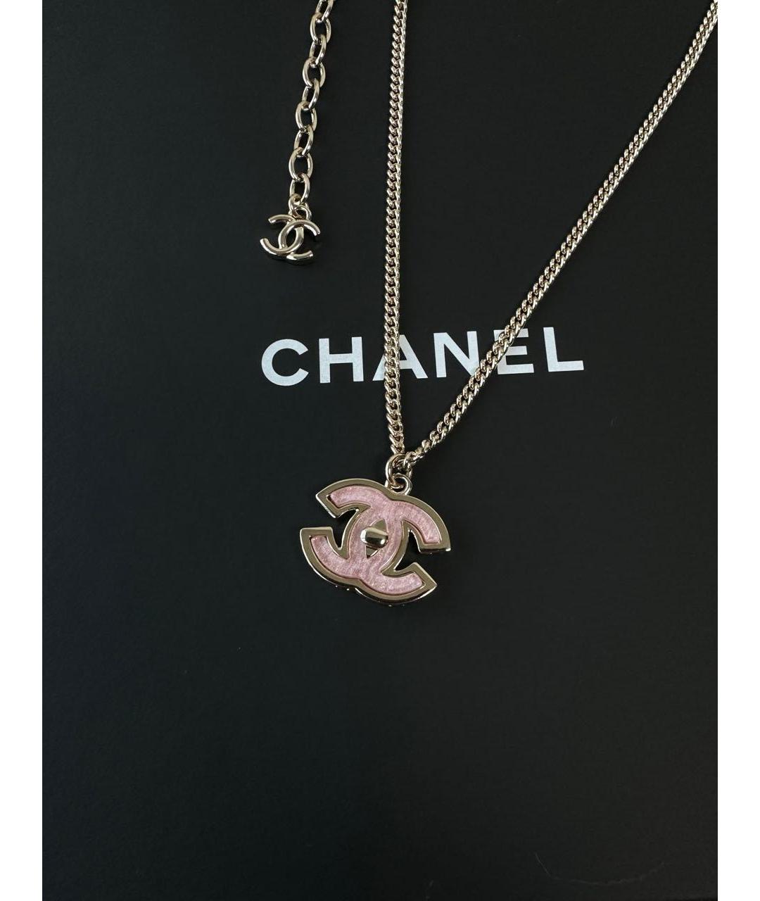 CHANEL Золотая металлическая подвеска, фото 3