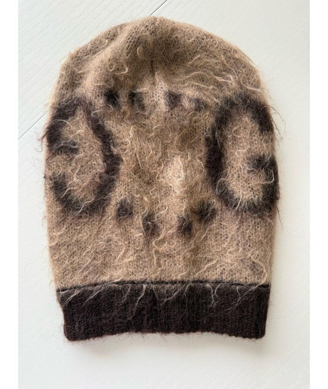 GUCCI Коричневая шапка, фото 5