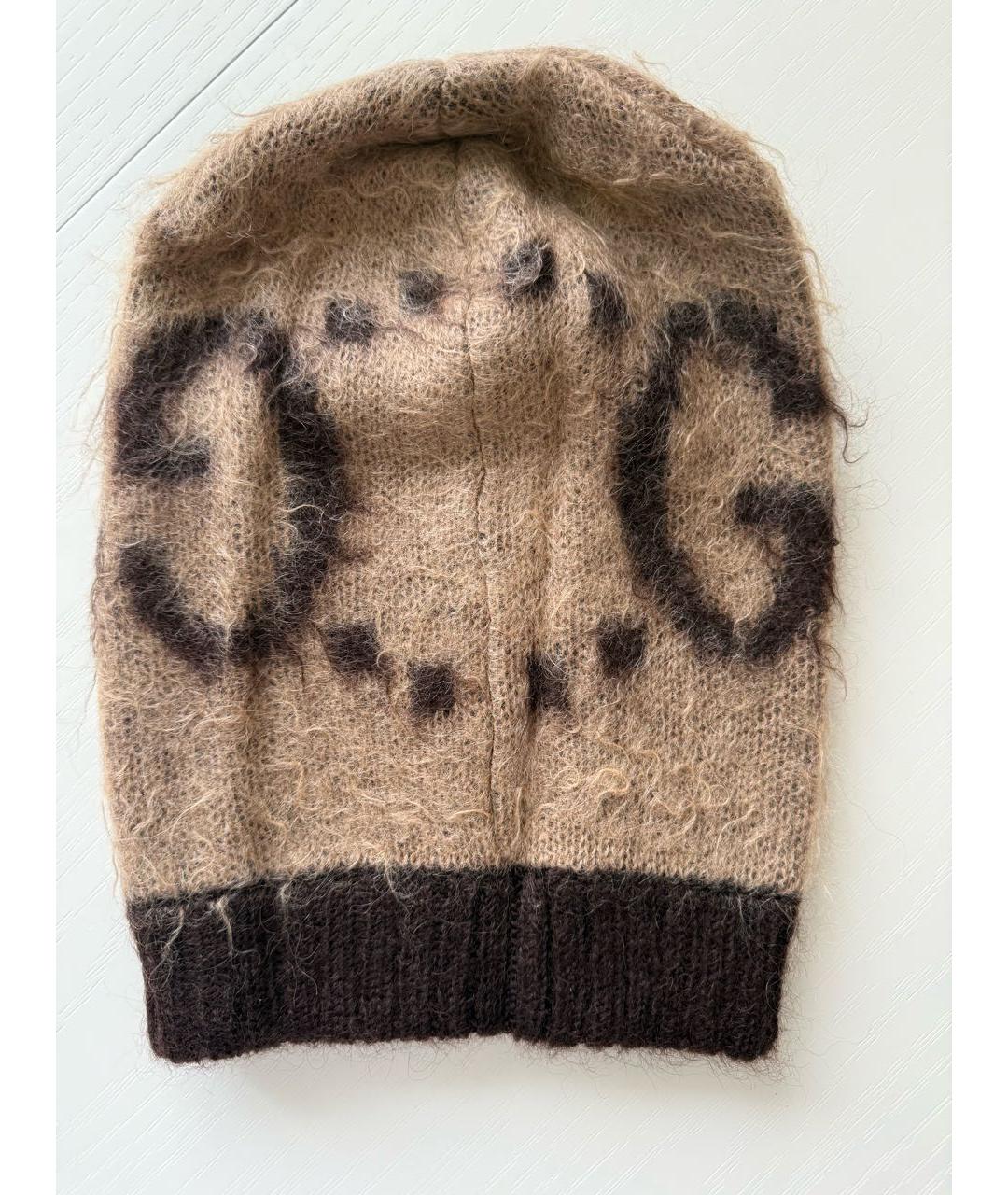 GUCCI Коричневая шапка, фото 2