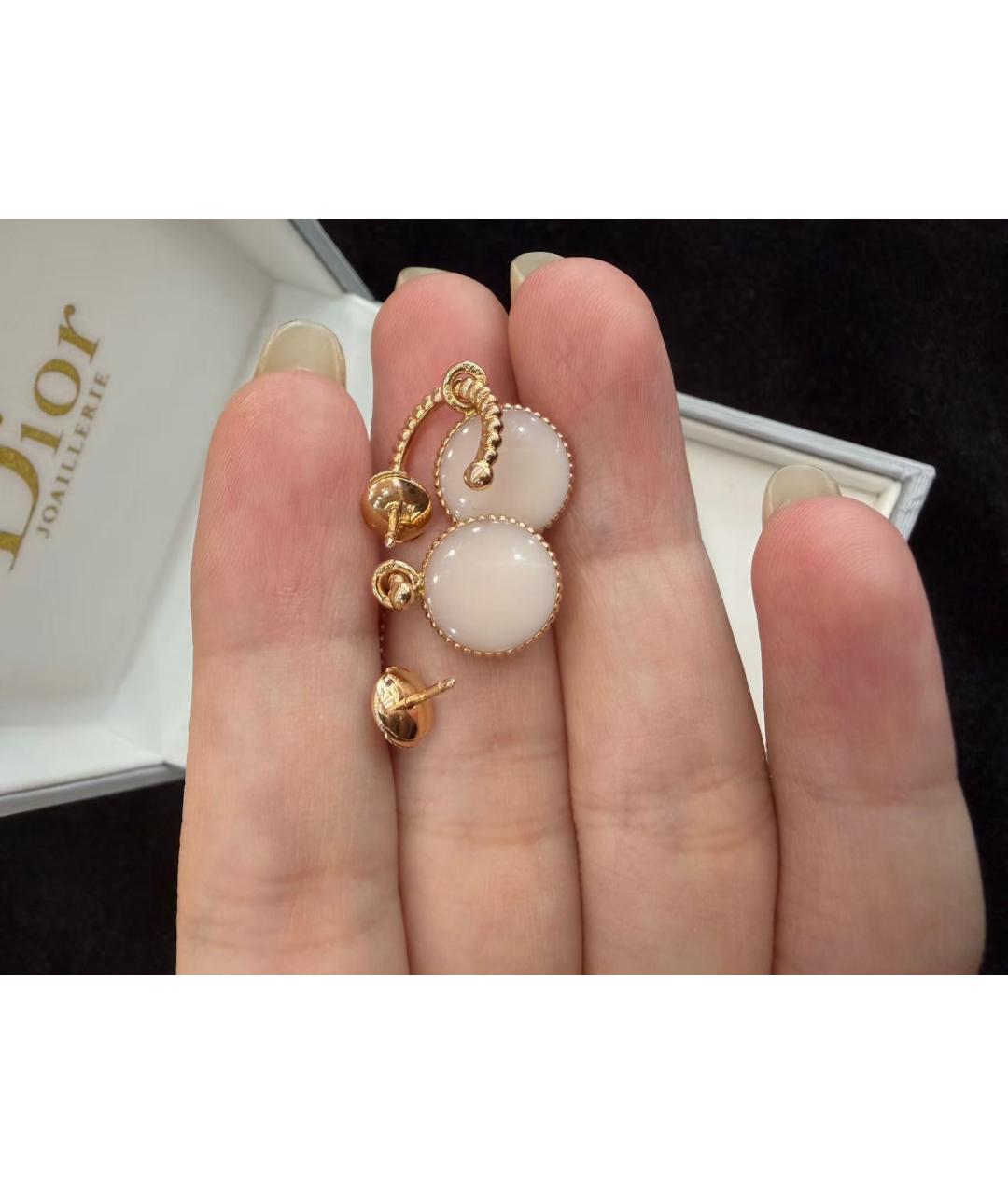 CHRISTIAN DIOR Золотые серьги, фото 3