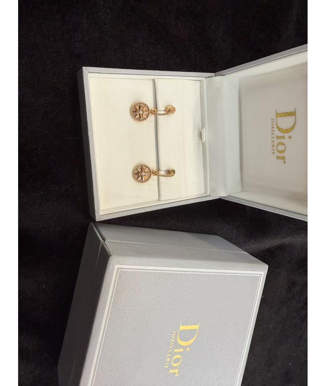 CHRISTIAN DIOR Золотые серьги, фото 2