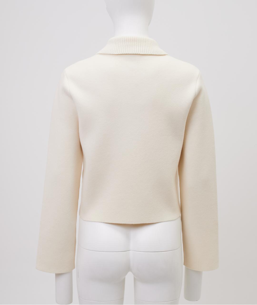 HERMES Бежевый шерстяной кардиган, фото 2