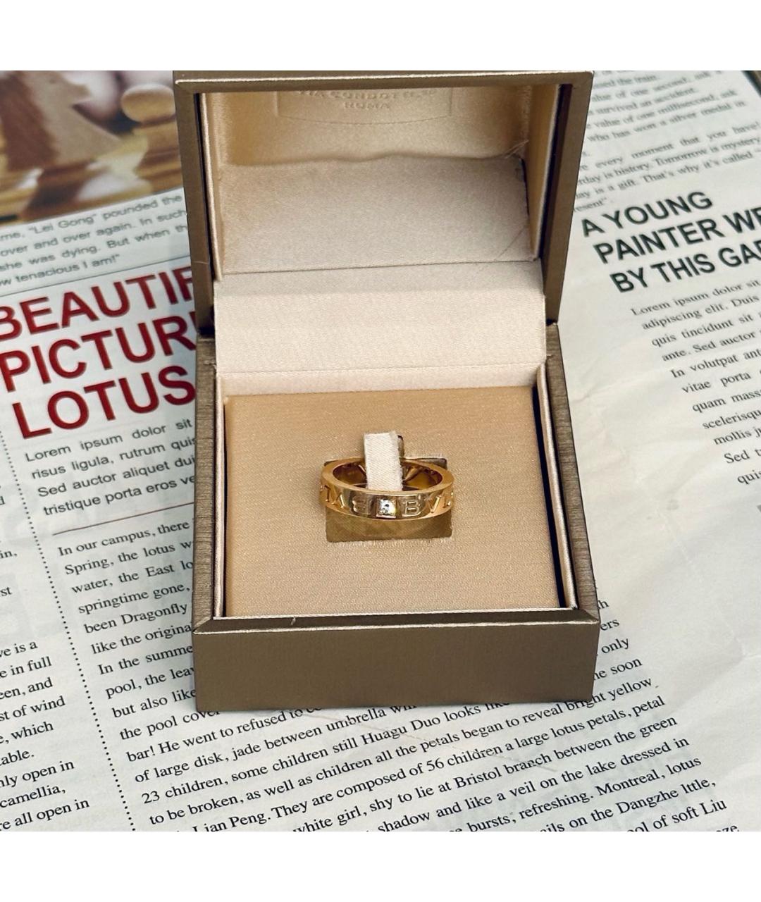 BVLGARI Розовое кольцо из розового золота, фото 2